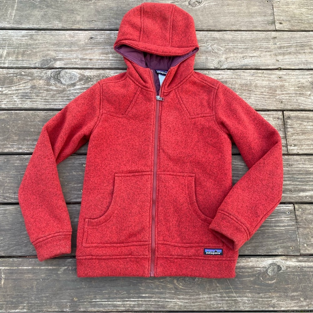 Patagonia Better Sweater Insulated Hoodie Jacket Coat Red XS